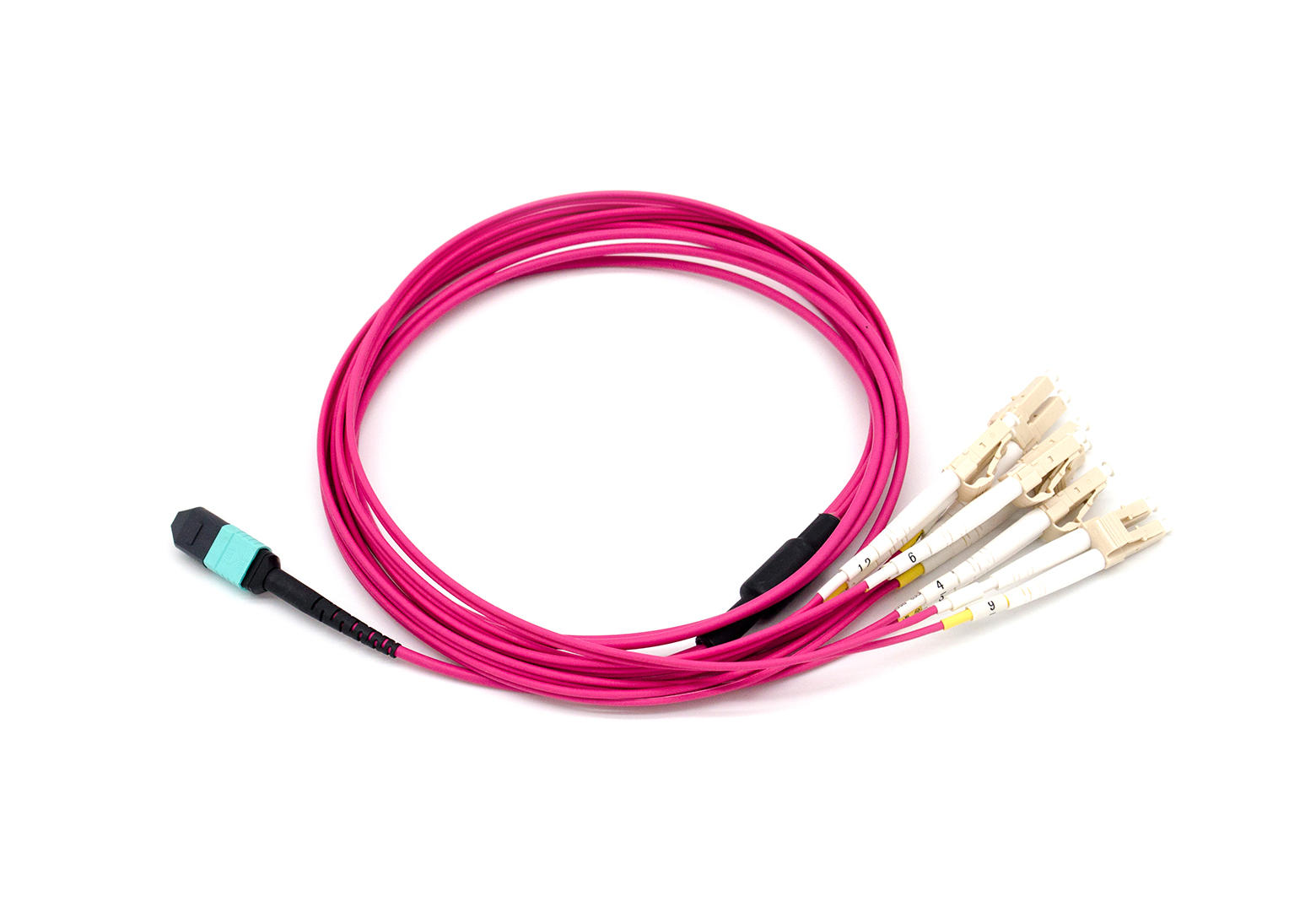 MTP/MPO-LC 12F OM4 光纤跳线