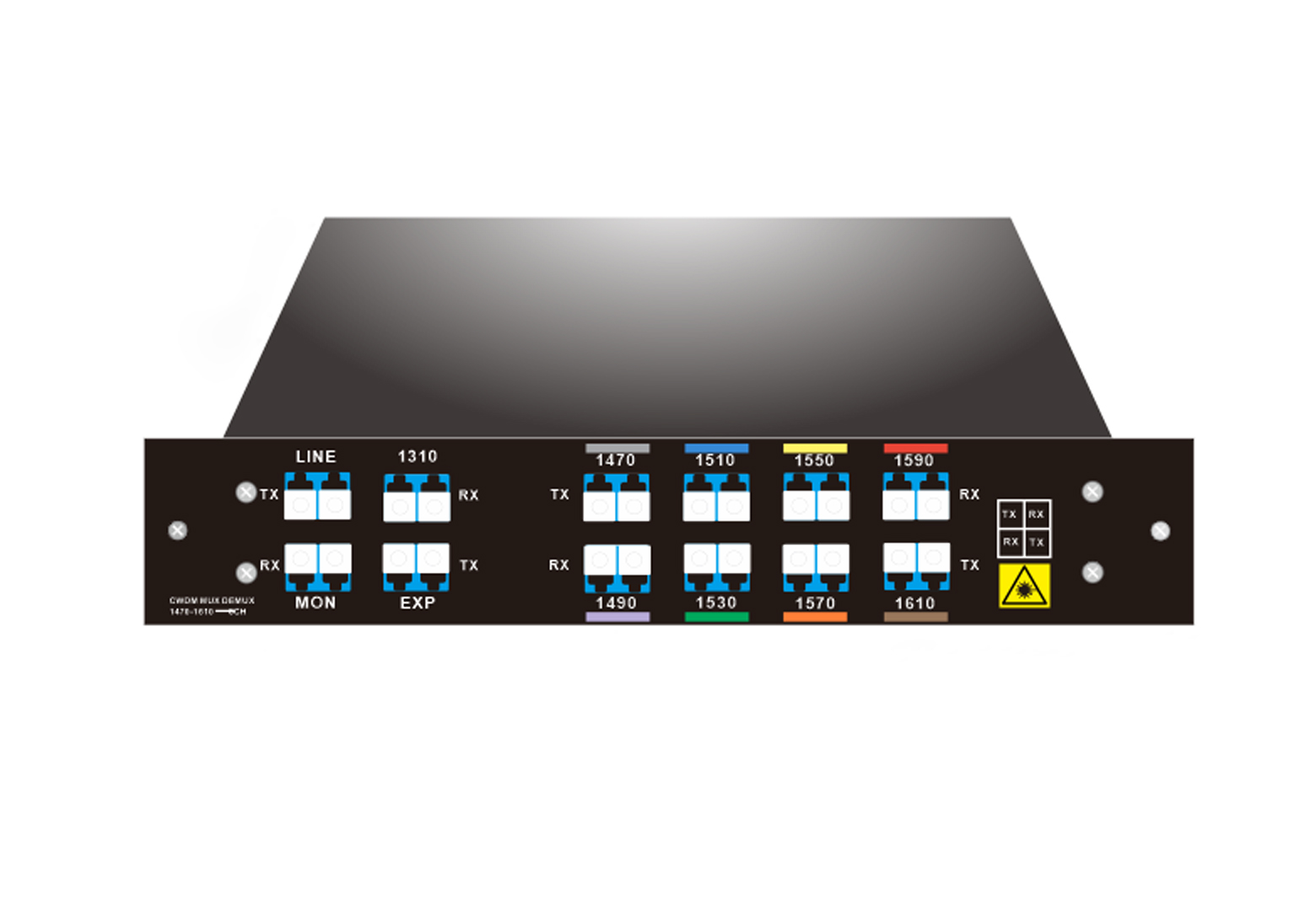 CWDM MUX&DEMUX LGX Box and 2slot 1U Rack